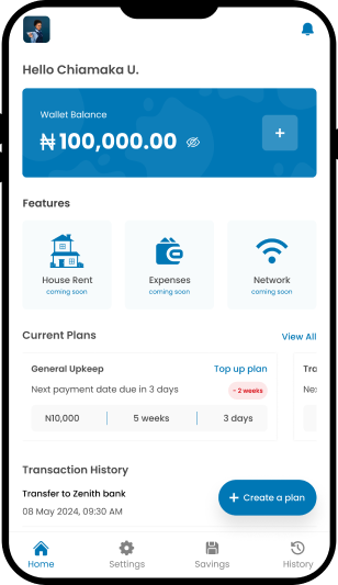 MyRunway app screenshot - dashboard